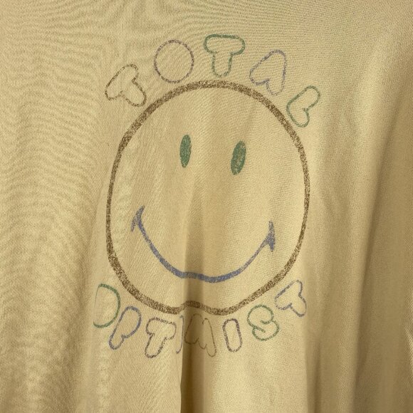 Aerie Butter Yellow Total Optimist Oversized Crew Neck Sweatshirt - Size XL - Picture 4 of 8